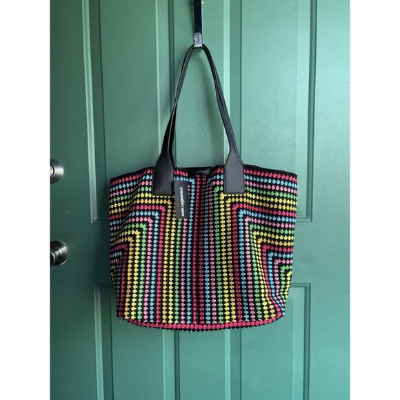 KARL LAGERFELD PARIS Henriette Tote New With Tags - Picture 9 of 12